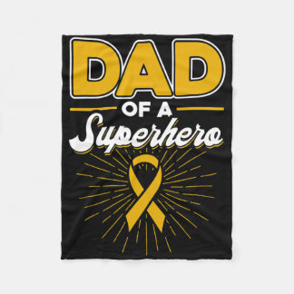 Barndom Cancer Pappa Till En Superhjälte Band Fleecefilt