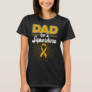 Barndom Cancer Pappa Till En Superhjälte Band  T Shirt