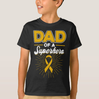 Barndom Cancer Pappa Till En Superhjälte Band  T Shirt