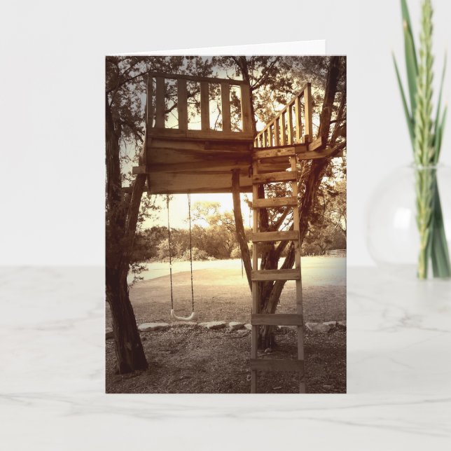 Barndom drömm kortet kort (Framsida)