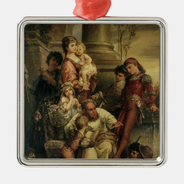 Barndom Julgransprydnad Metall (Framsidan)