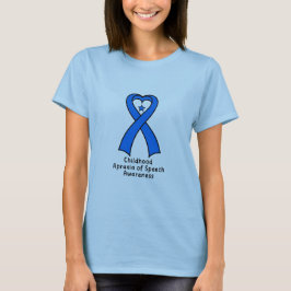 BarndomApraxia av talhjärtabandet med stjärnan T Shirt