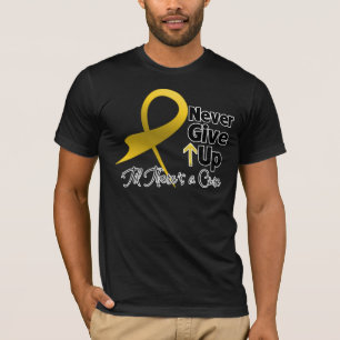 Barndomcancer ger sig aldrig upp t shirt