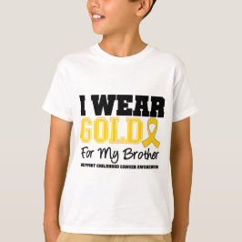 Barndomcancer ha på sig jag den guld- bandbrodern tee