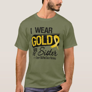 Barndomcancerband för min syster tee shirt