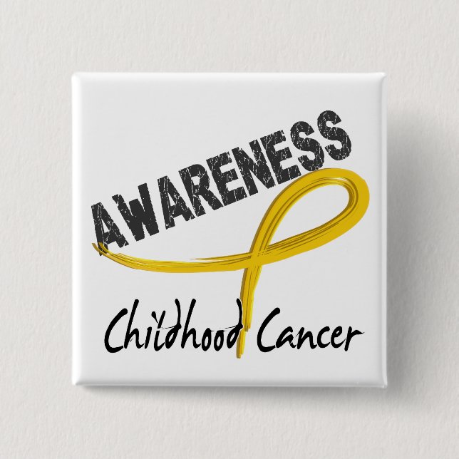 Barndomcancermedvetenhet 3 knapp (Framsida)