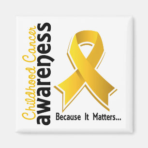 Barndomcancermedvetenhet 5 magnet