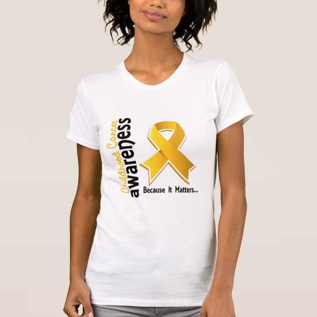 Barndomcancermedvetenhet 5 tröja (Framsida)