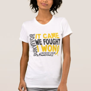 Barndomcanceröverlevanden som det kom oss, slogs tee shirt