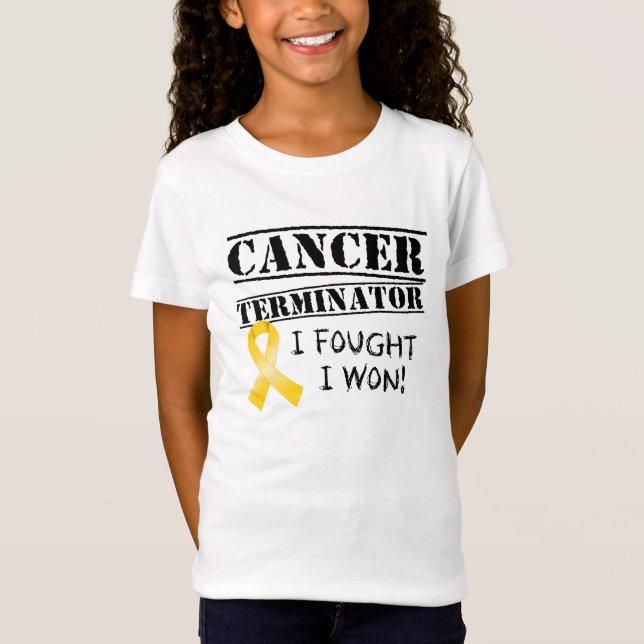 BarndomcancerTerminator T Shirt (Framsida)