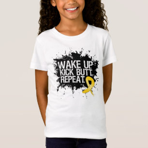 Barndomcancervaket sparkar upp ändarepetition t-shirt
