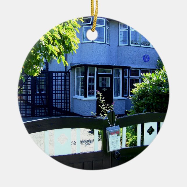 Barndomhem av John Lennon Julgransprydnad Keramik (Framsidan)