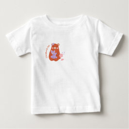 Barndomsglädje Söt Björn Baby T-Shirt