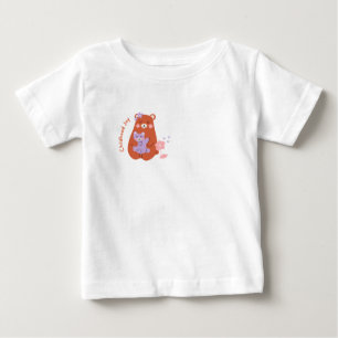 Barndomsglädje Söt Björn Baby T-Shirt
