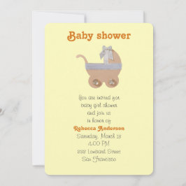 Barndusch för bebissköljning vid färg baby inbjudningar