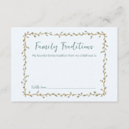 Barndusch för familjen Traditions Tilläggskort