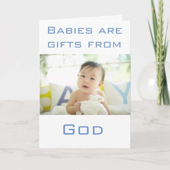 Barndusch för mitt hälsningskort kort (Framsida)