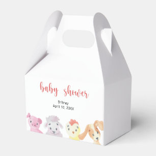 Barndusch på gården - babydusch presentaskar