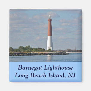 Barnegat "för gammalt gräl" fyr LBI NJ Magnet