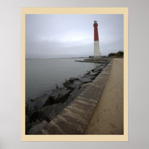 Barnegat fyr Fotoaffisch Poster
