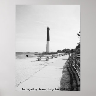 Barnegat fyr, Long Beach Island Poster