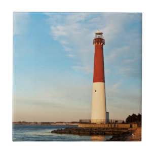 Barnegat fyr, Long Beach ö, NJ Kakelplatta