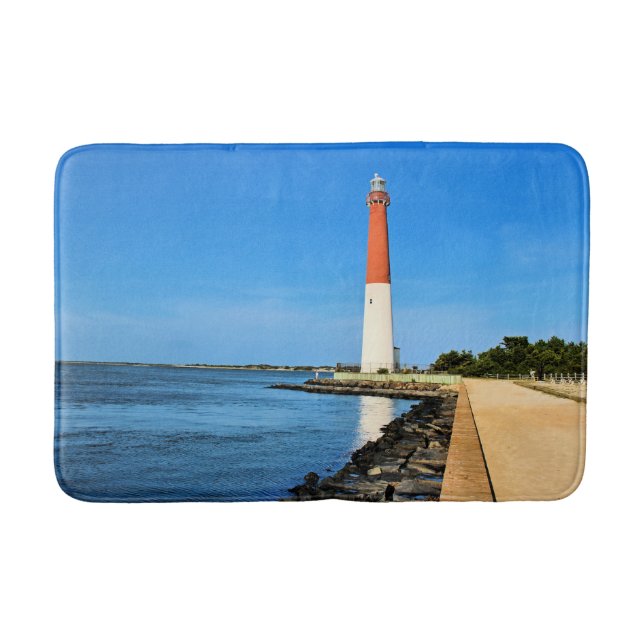 Barnegat fyr, New jersey Bath Mat Badrumsmatta (Framsidan)