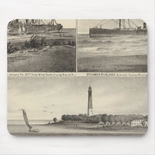 Barnegat Inlet Steamship Amerique Musmatta (Framsidan)