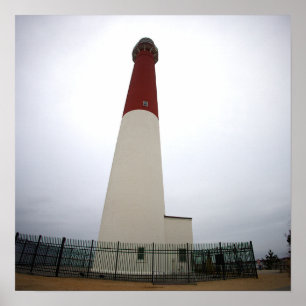 Barnegat Light Fyrtorn Fotoaffisch Poster