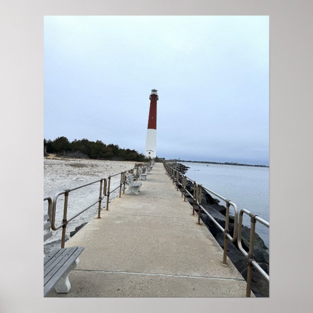 Barnegat Light Lighthouse Fotoaffisch  Poster (Framsidan)