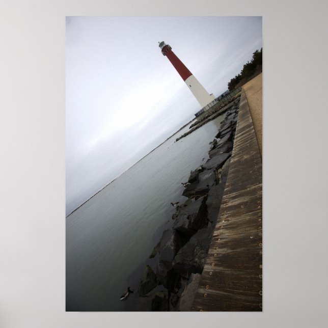 Barnegat Light Lighthouse Photo Poster (Framsidan)