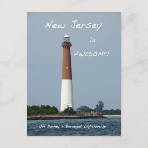 Barnegat Lighthouse Long Beach Island New jersey Vykort