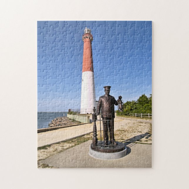 Barnegat Lighthouse New jersey Jigszle Puzzle Pussel (Vertikal)