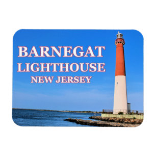 Barnegat Lighthouse, New jersey Photo Magnet