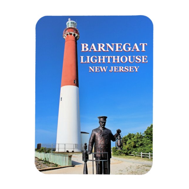 Barnegat Lighthouse, New jersey Photo Magnet (Vertikal)
