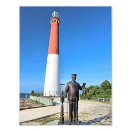 Barnegat Lighthouse, New jersey Photo Print Fototryck