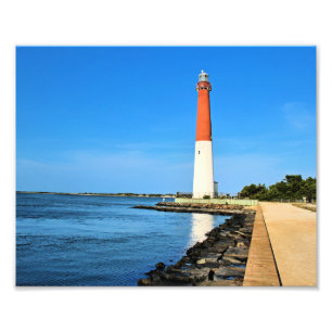 Barnegat Lighthouse, New jersey Photo Print Fototryck