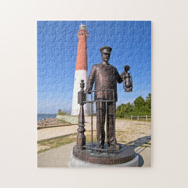 Barnegat Lighthouse, New jersey Puzzle Pussel (Vertikal)