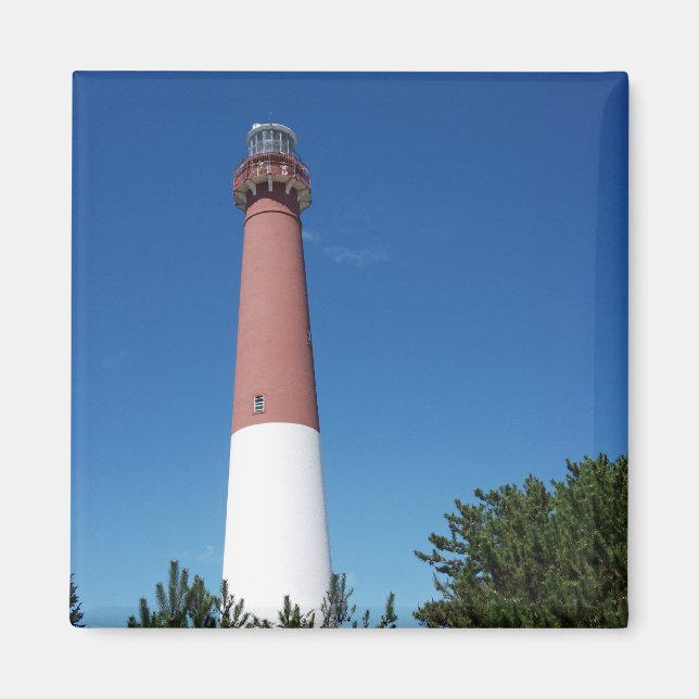 Barnegat Lighthouse Old Barney Magnet (Framsidan)