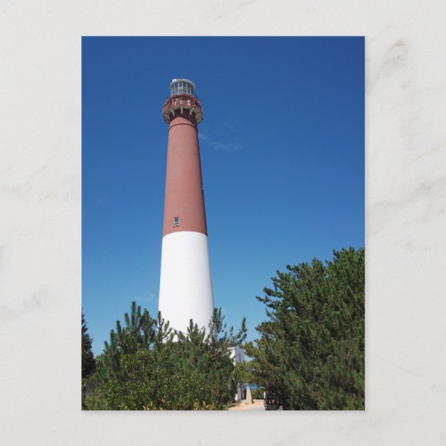 Barnegat Lighthouse Old Barney Vykort (Framsida)
