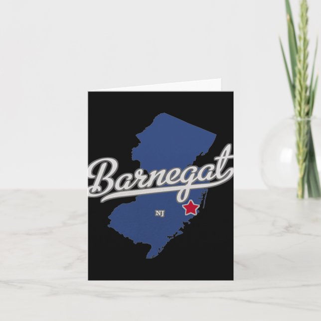 Barnegat New Jersey Nj Map  Kort (Framsida)