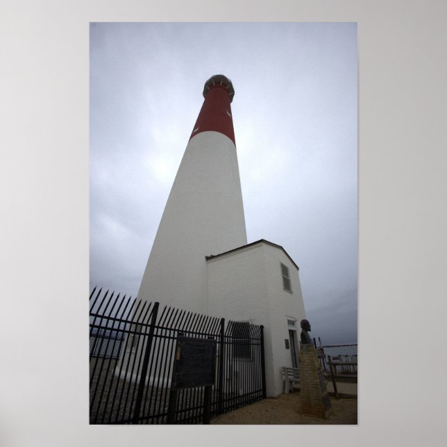 Barnegate Light Lighthouse Photo Poster (Framsidan)
