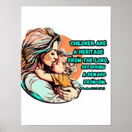 Barnen är ett arv från Herren Poster
