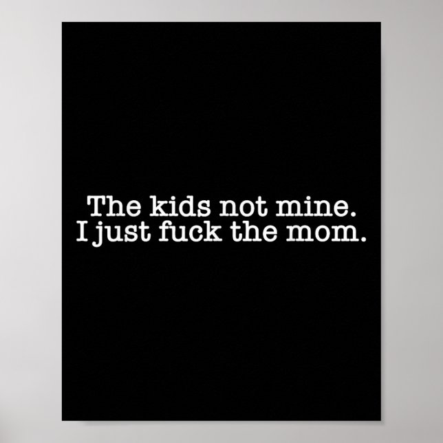 Barnen är inte mina, bara för Mamma-finne Pappa Poster (Framsidan)