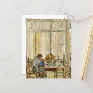 Barnen av Childe Hassam Helg Vykort