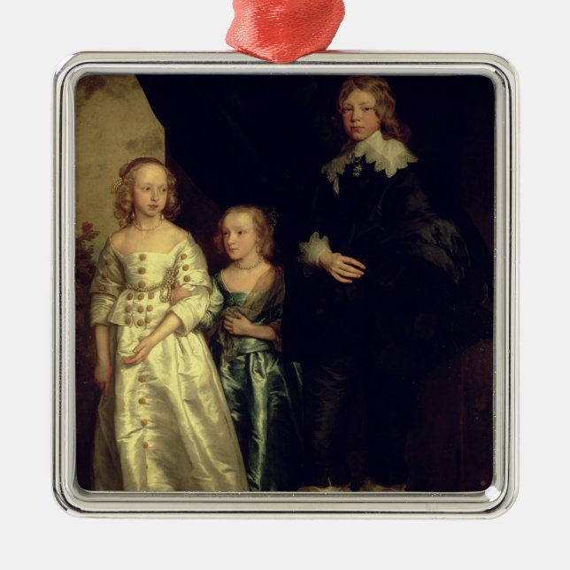Barnen av Thomas Wentworth Julgransprydnad Metall (Framsidan)