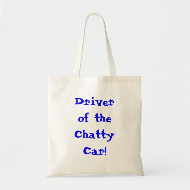 Barnen Chatty Car Quote-chatti Tygkasse (Framsidan)