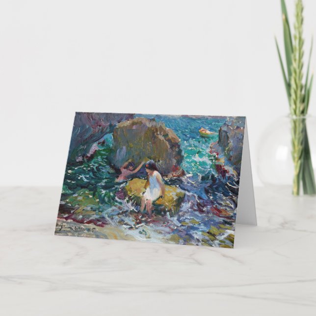 Barnen i Shore, Jávea | Joaquín Sorolla Kort (Framsida)