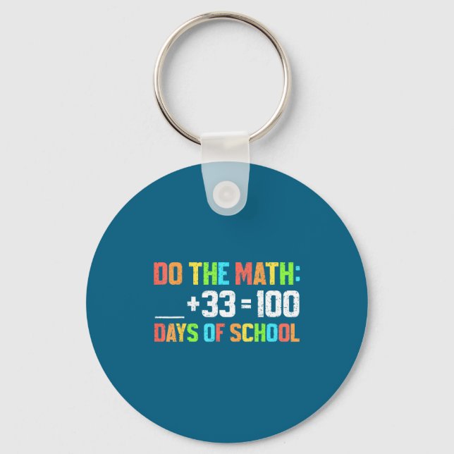Barnens 100:e dag skollärare 100 nyckelring (Framsida)