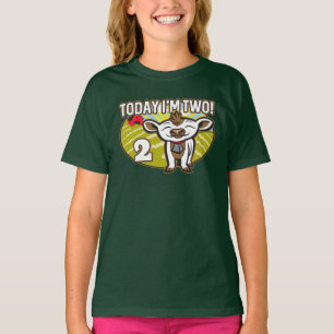 Barnens andra födelsedag i dag är jag två! Cute Co T Shirt